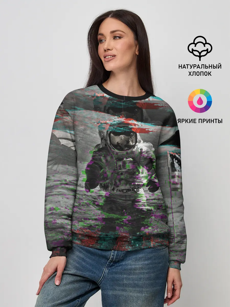 Женский свитшот / Космонавт