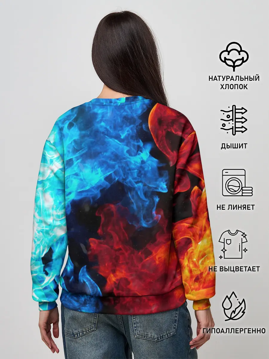 Женский свитшот / Minecraft / Майнкрафт