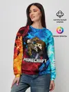 Женский свитшот / Minecraft / Майнкрафт