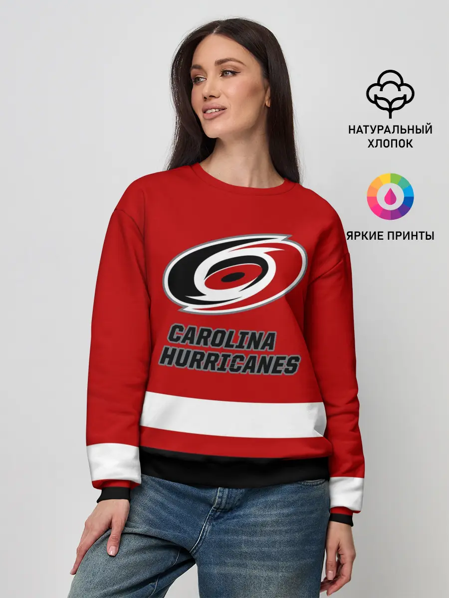 Женский свитшот / Каролина Харрикейнз