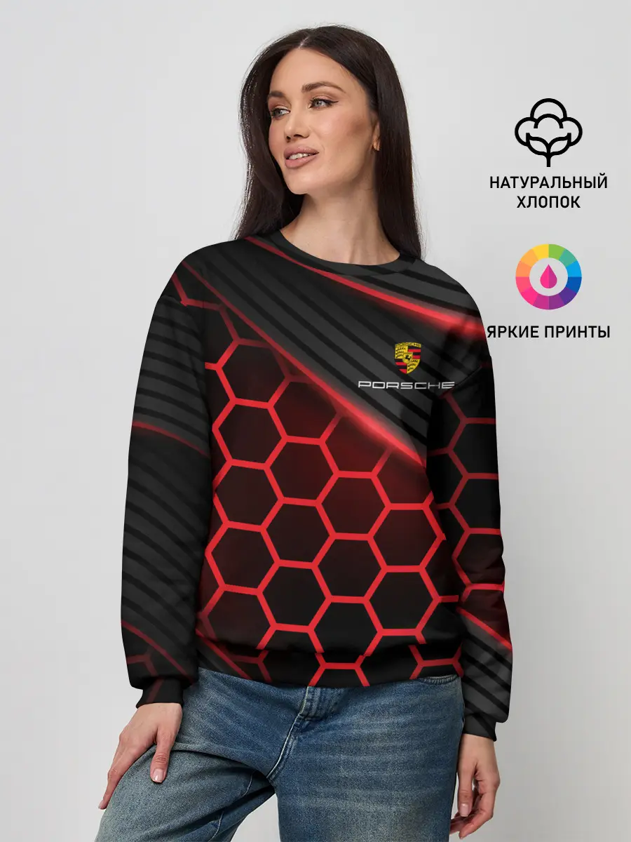 Женский свитшот / PORSCHE | ПОРШЕ