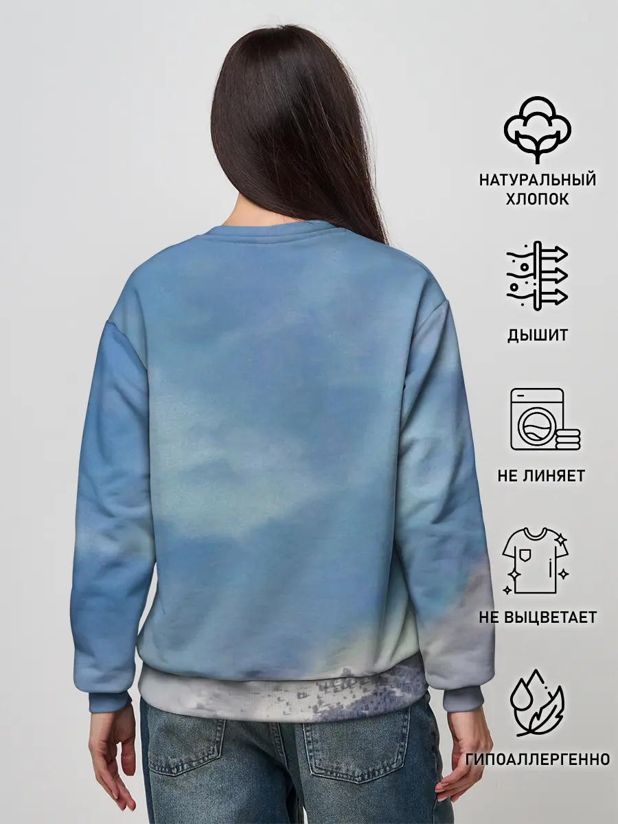 Женский свитшот / Грозовой Котик