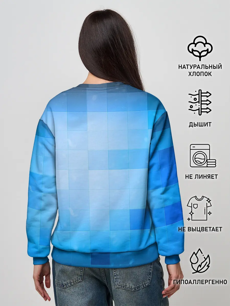 Женский свитшот / Minecraft / Майнкрафт