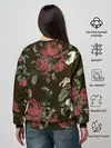 Женский свитшот / Букет роз