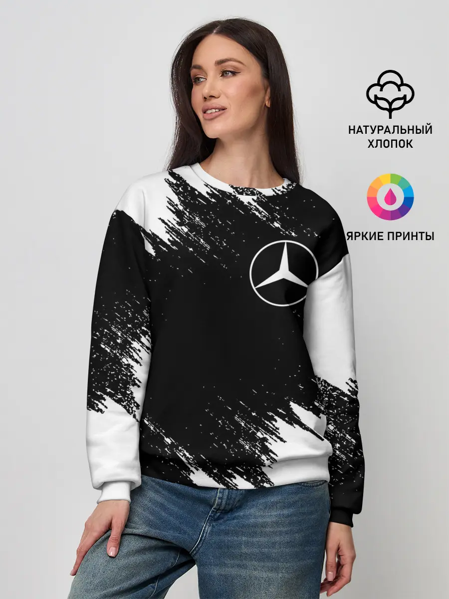 Женский свитшот / MERCEDES | МЕРСЕДЕС