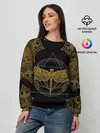 Женский свитшот / Golden dragonfly
