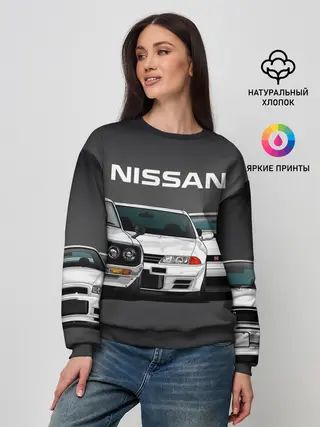 Женский свитшот / NISSAN | НИССАН
