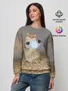 Женский свитшот / Земляной кошак с расенганом