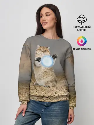 Женский свитшот / Земляной кошак с расенганом