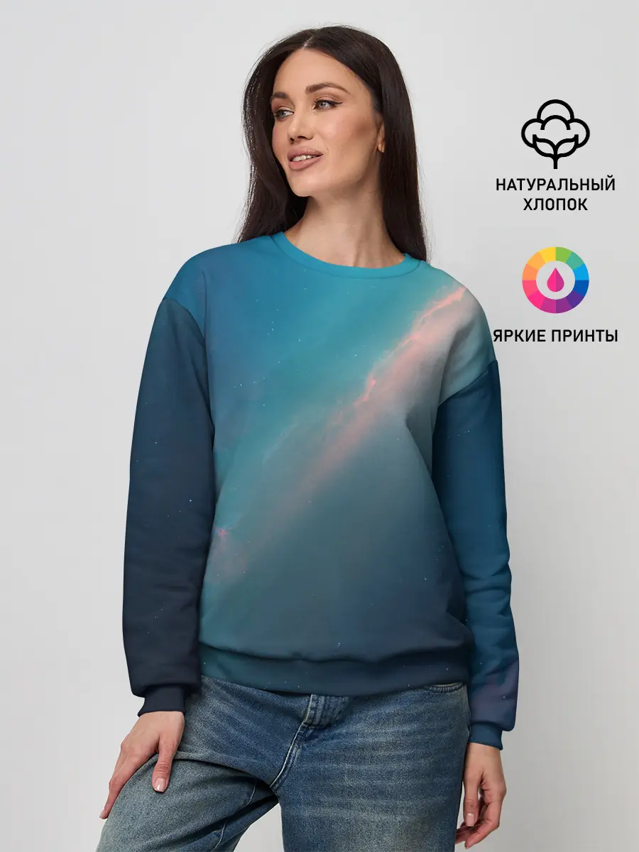Женский свитшот / Космос