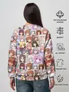 Женский свитшот / MANY FACES OF ANIME GIRLS