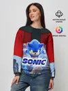 Женский свитшот / Соник 2020