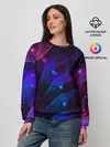Женский свитшот / NEON FRACTAL