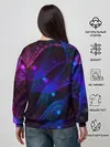 Женский свитшот / NEON FRACTAL