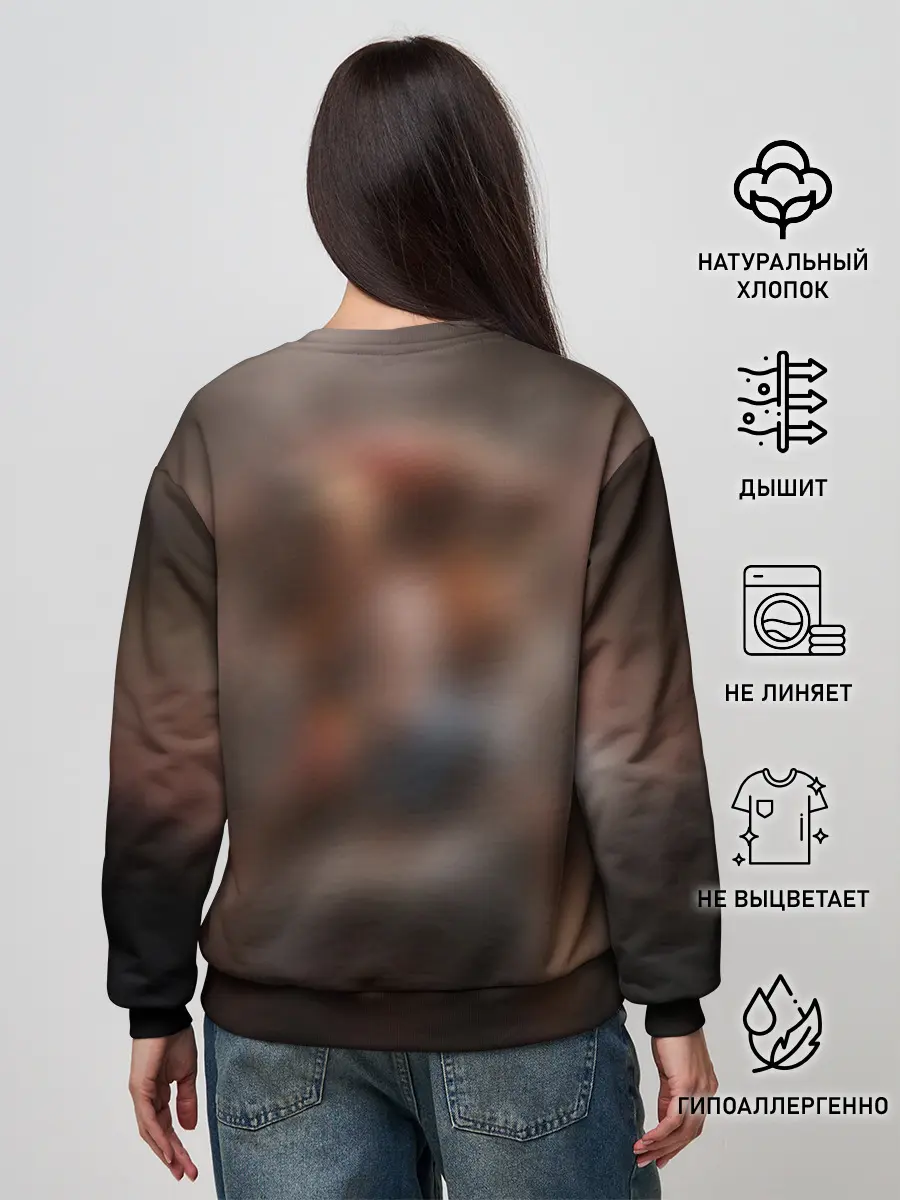 Женский свитшот / КРОВЬ И ВЕДЬМАК