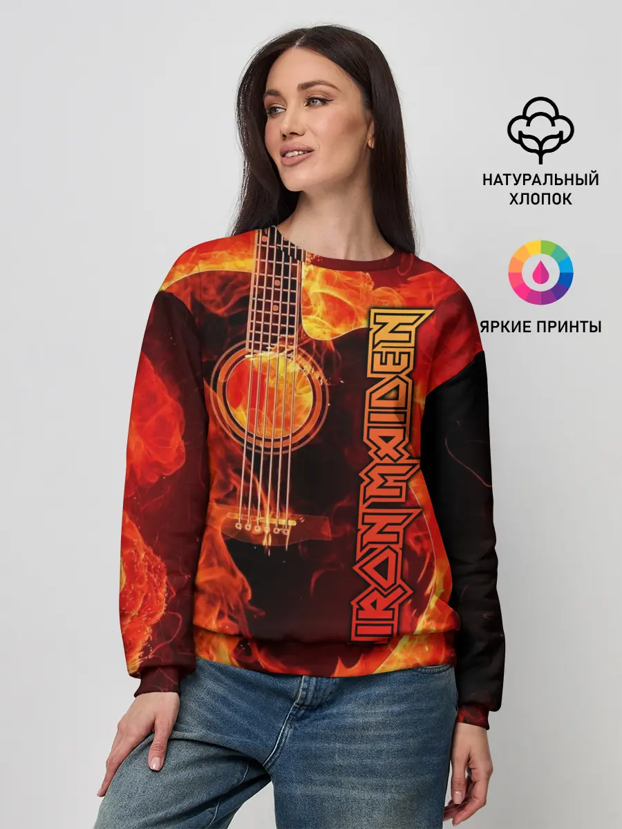 Женский свитшот / Iron Maiden