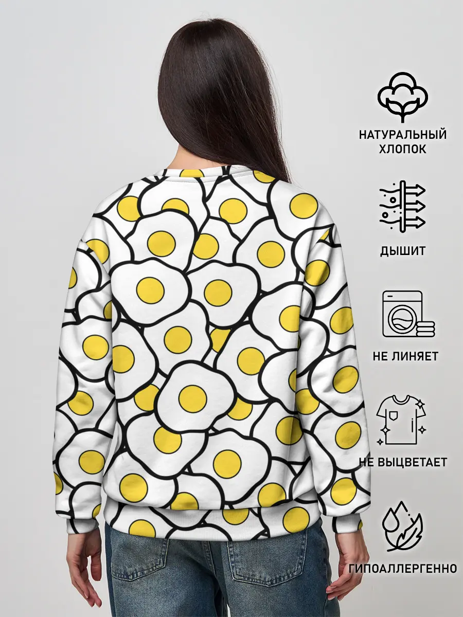 Женский свитшот / Яички