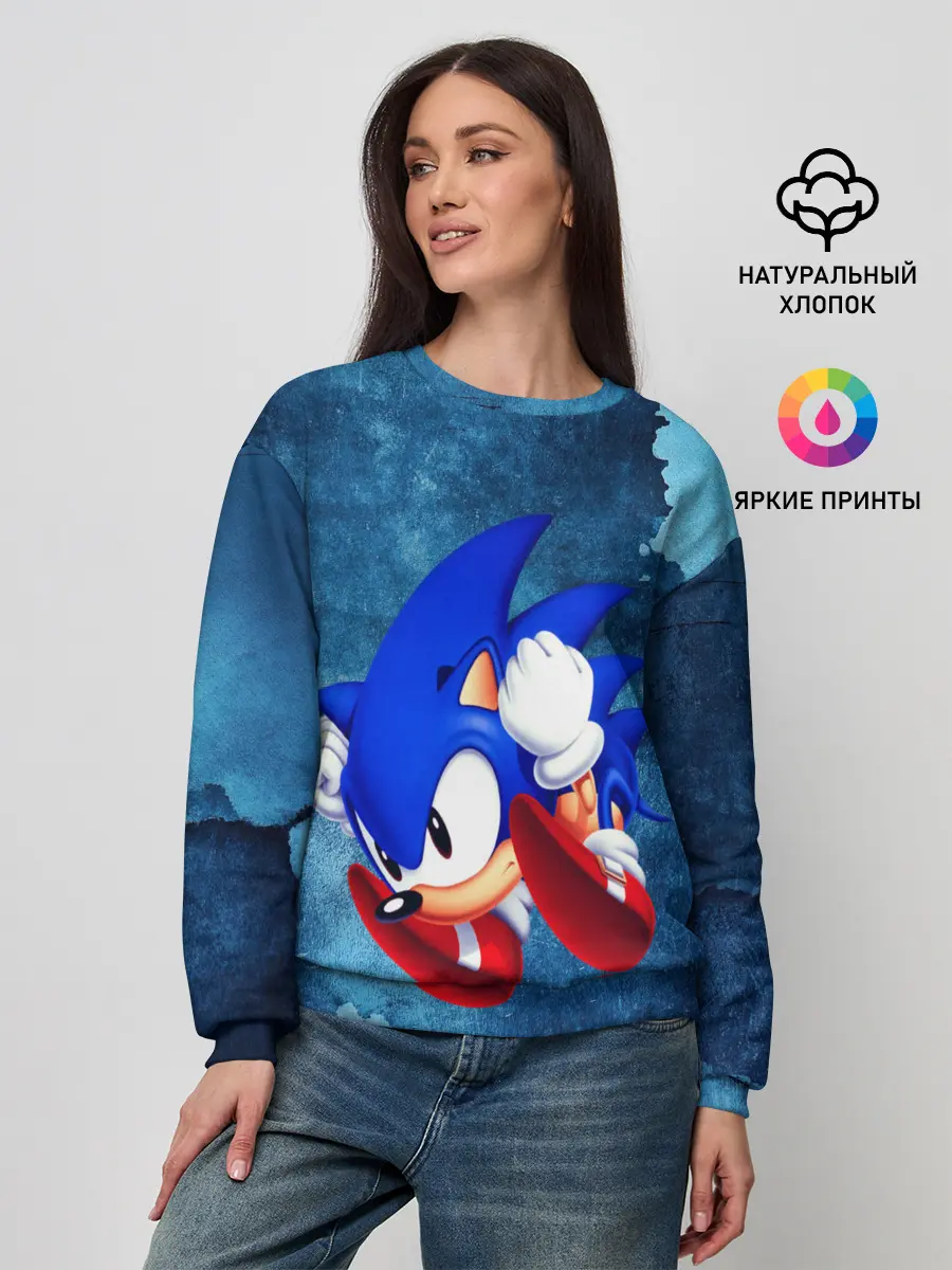 Женский свитшот / sonic