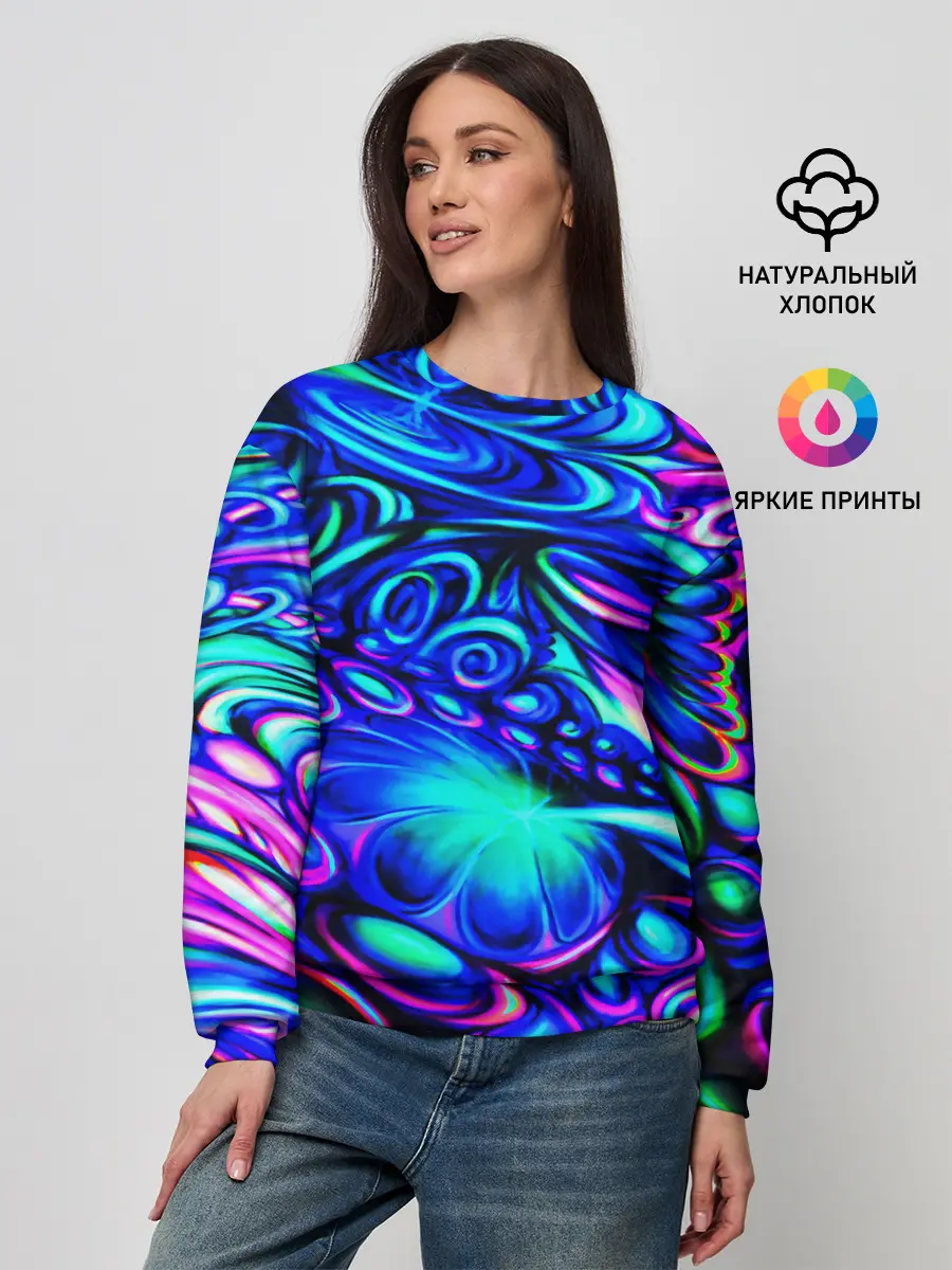 Женский свитшот / PSY NEON