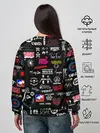 Женский свитшот / ЛОГОТИПЫ РОК ГРУПП | PATTERN