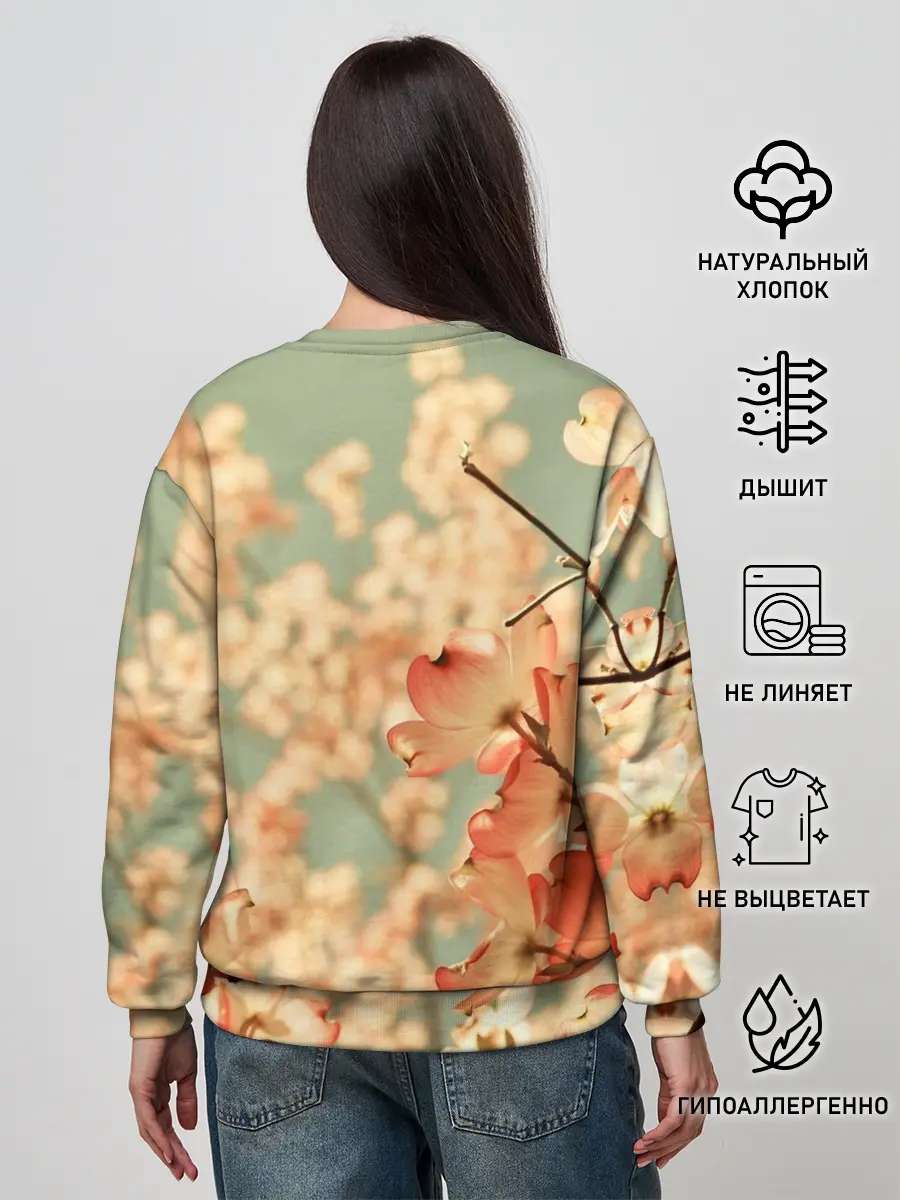 Женский свитшот / Flowers