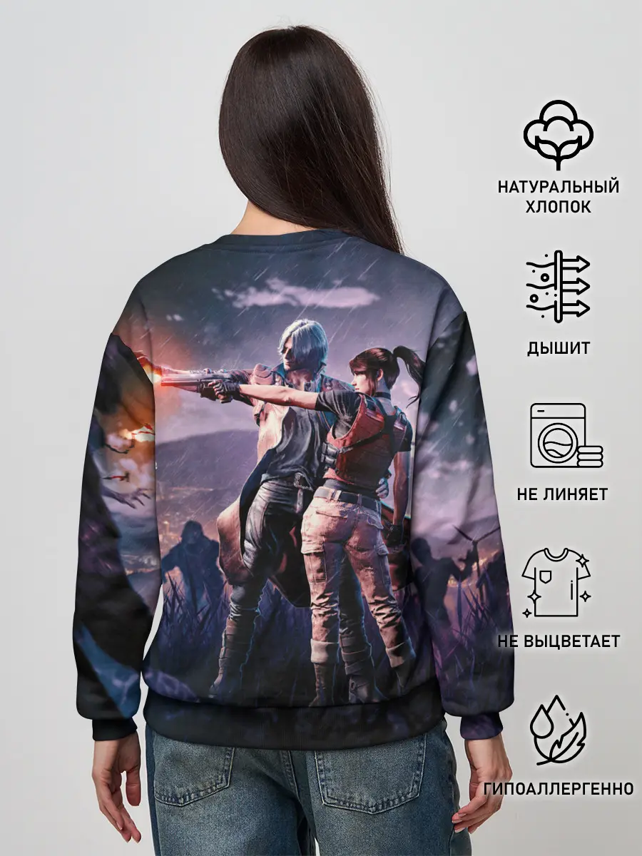 Женский свитшот / DMC art