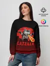 Женский свитшот / CATZILLA | КЭТЗИЛЛА