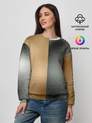 Женский свитшот / Золото и Серебро