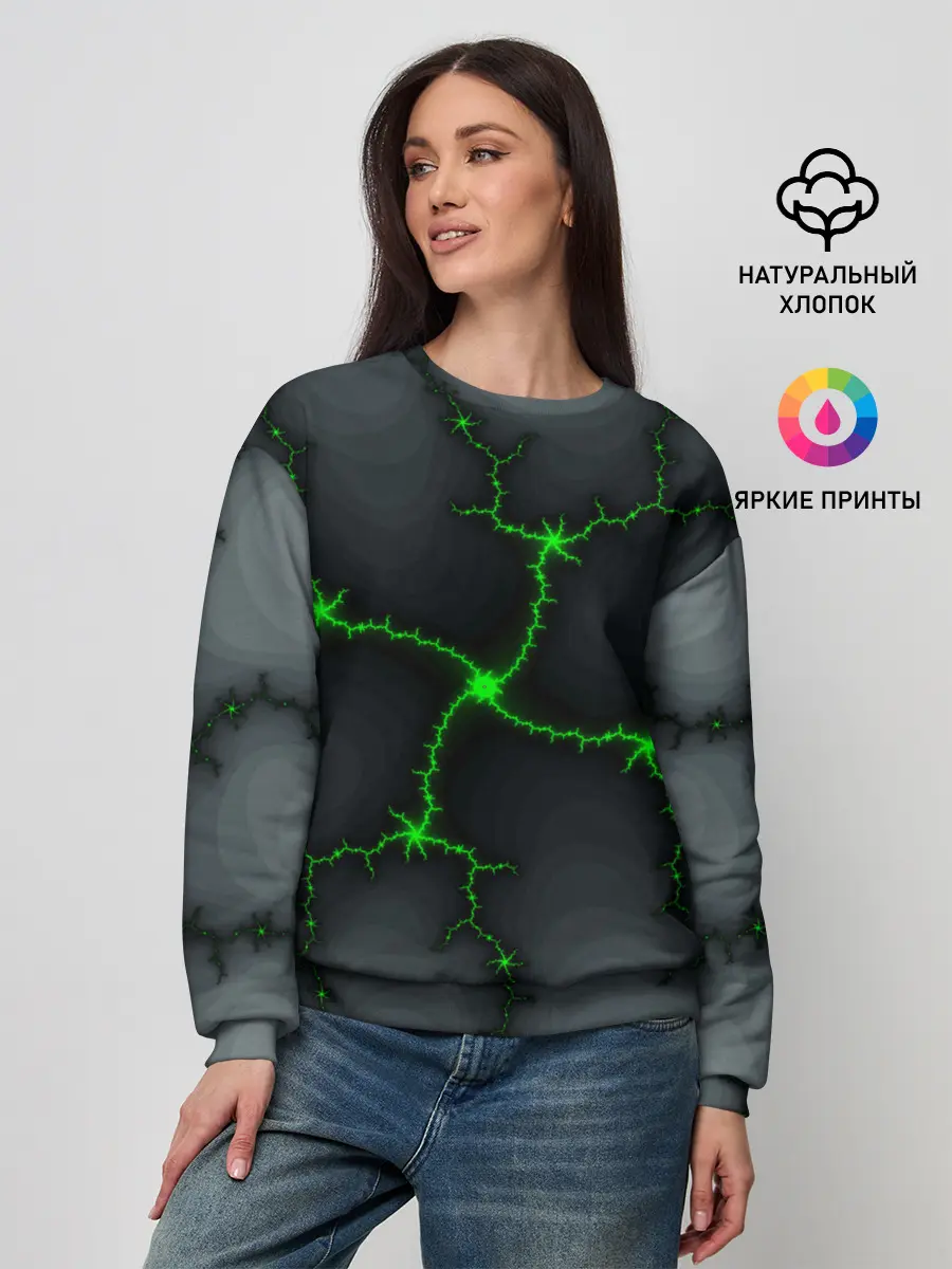 Женский свитшот / ABSTRACT LED