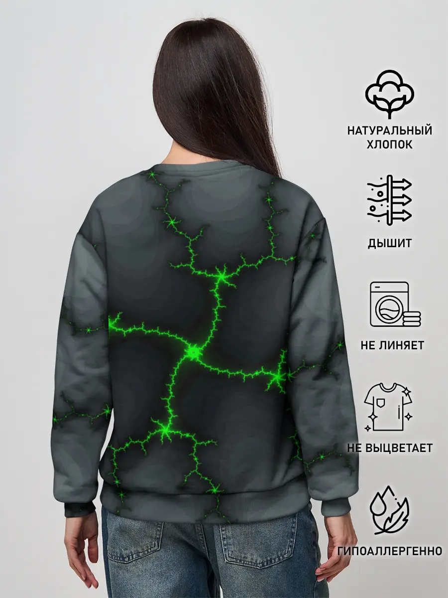 Женский свитшот / ABSTRACT LED