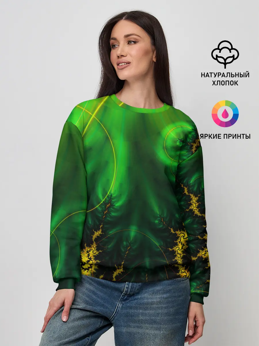 Женский свитшот / GEOMETRY COLOR