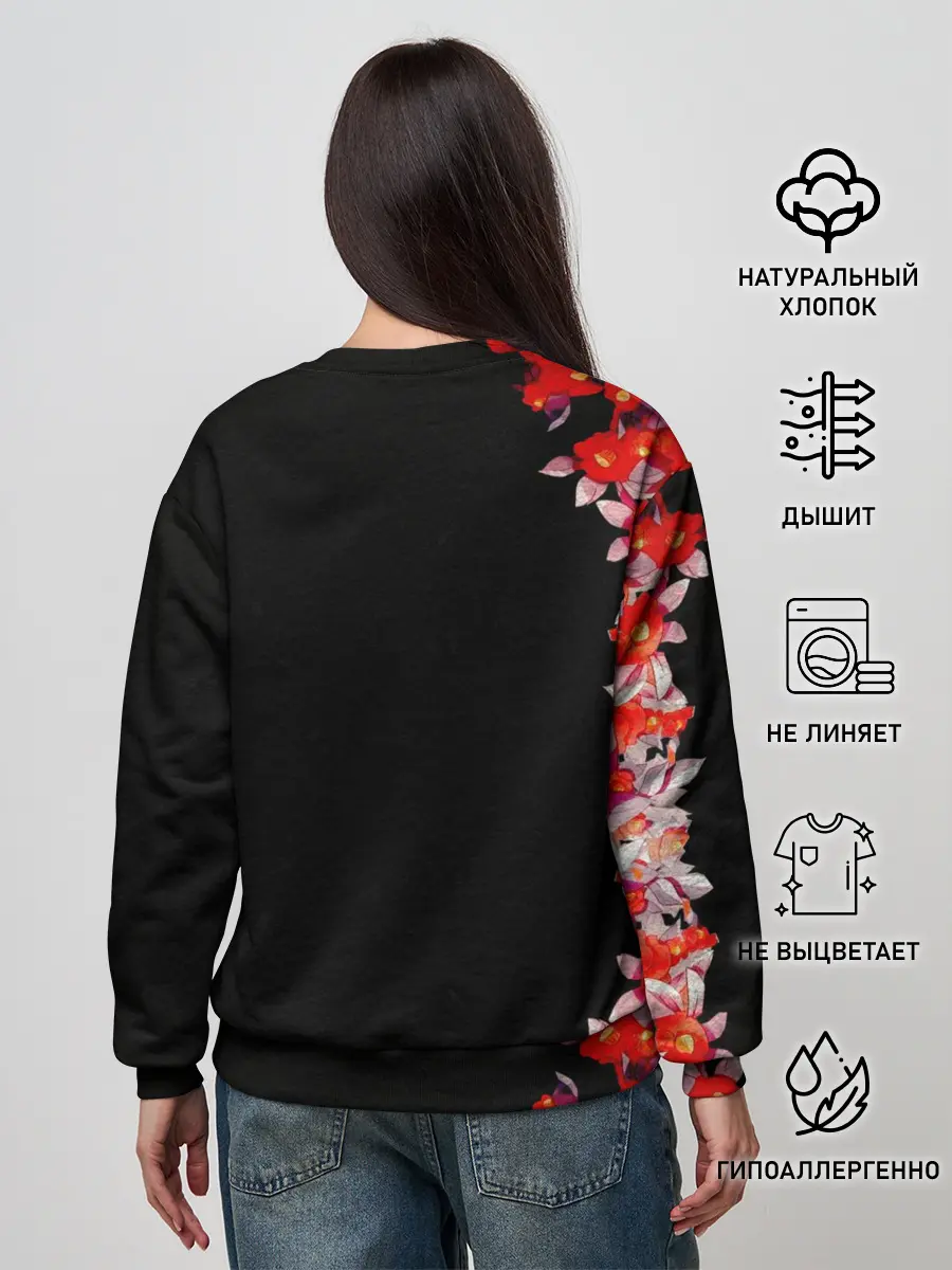 Женский свитшот / Чуя Накахара. ВЕЛИКИЙ ИЗ БРОДЯЧИХ ПСОВ