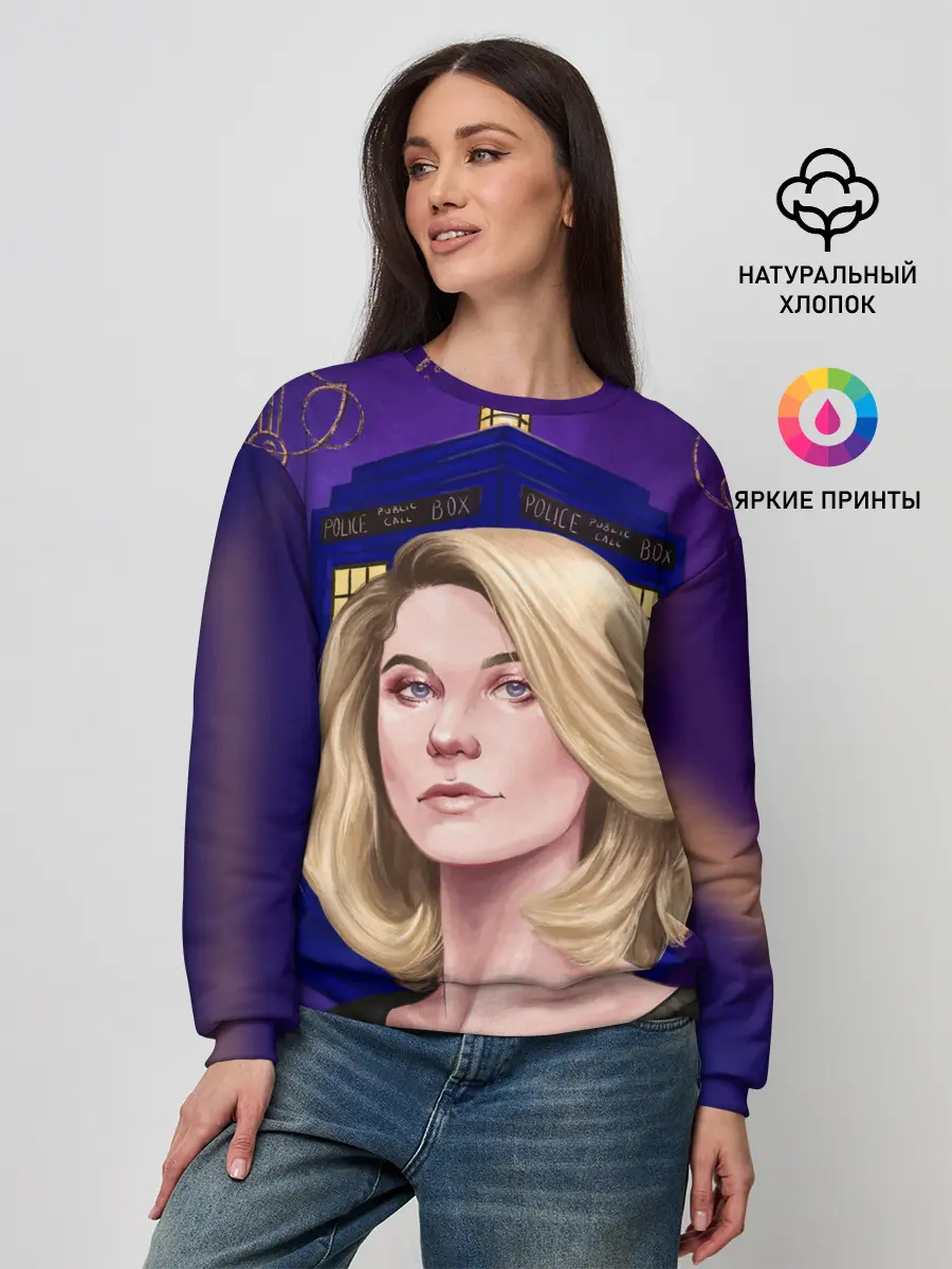 Женский свитшот / ДОКТОР КТО