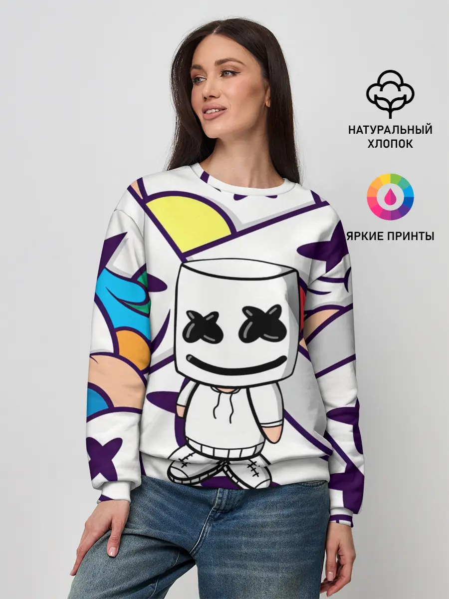 Женский свитшот / MARSHMELLO