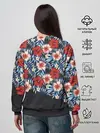 Женский свитшот / Flowers with inscriptions