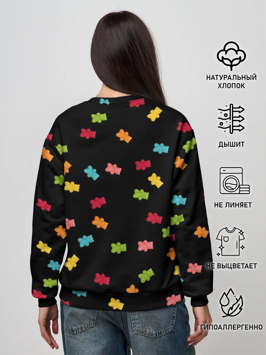 Женский свитшот / Мармеладные мишки