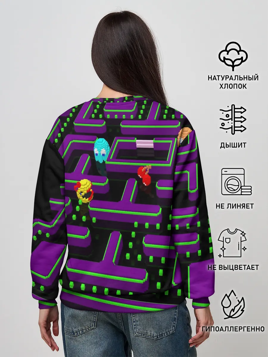 Женский свитшот / PAC-MAN 3D