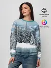 Женский свитшот / Зимний лес