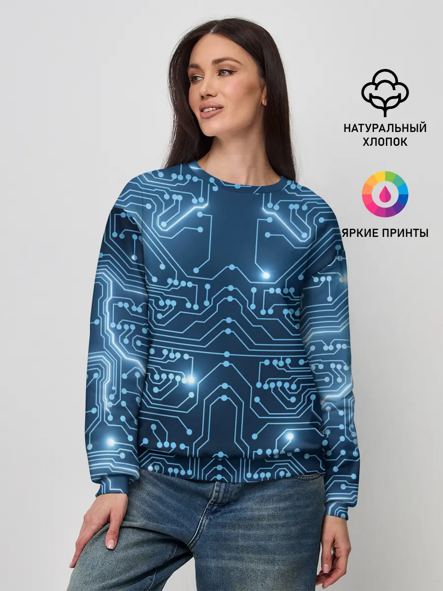 Женский свитшот / Системная плата