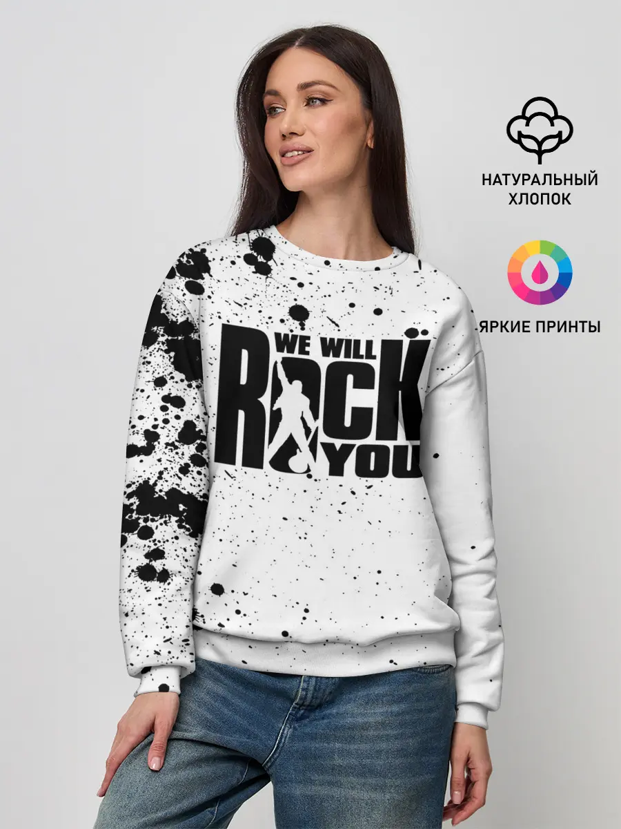 Женский свитшот / Queen - We Will Rock You