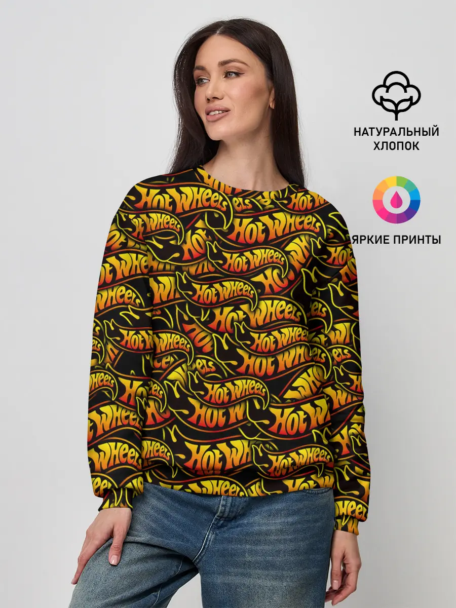 Женский свитшот / Hot Wheels