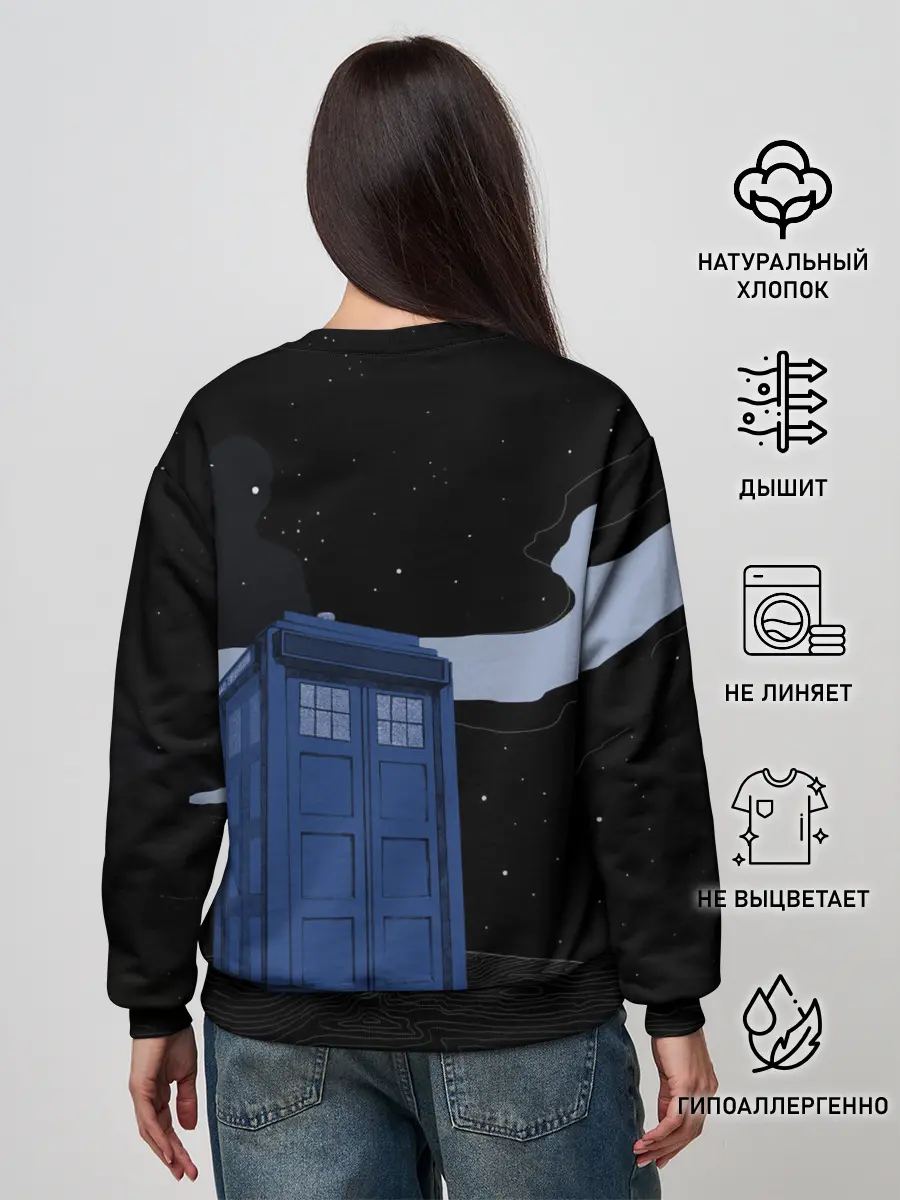 Женский свитшот / ТАРДИС