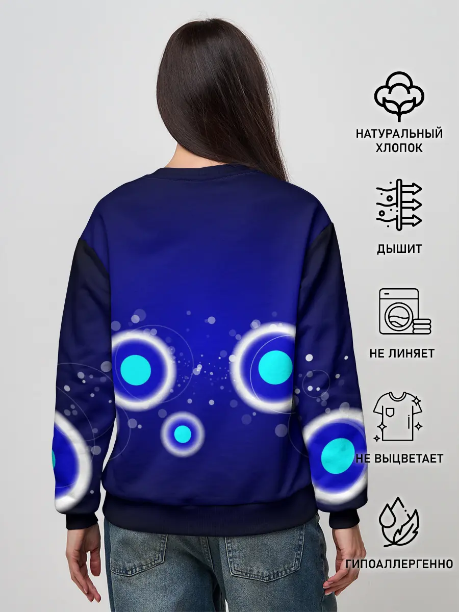 Женский свитшот / Молекулы