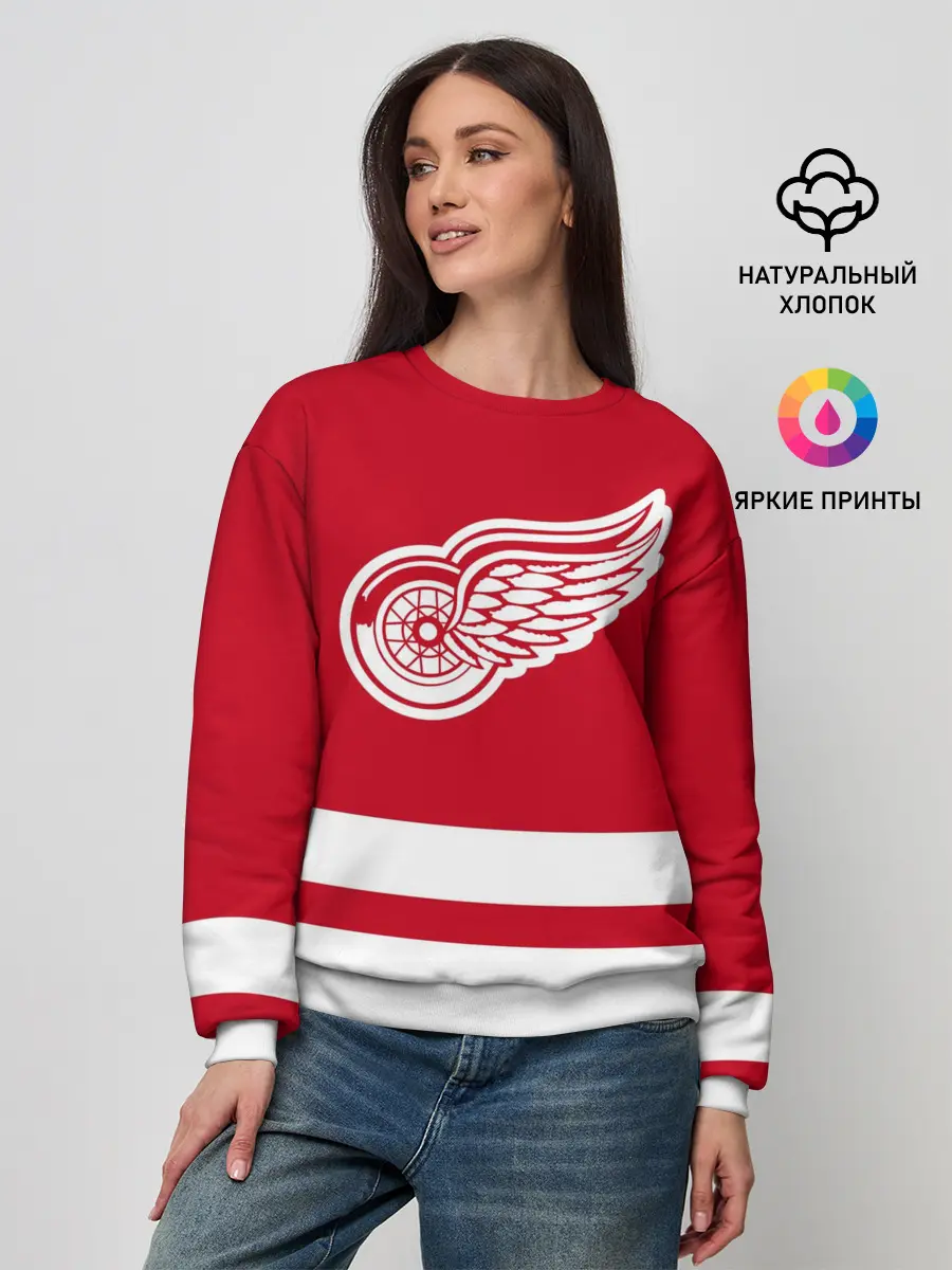 Женский свитшот / Детройт Ред Уингз