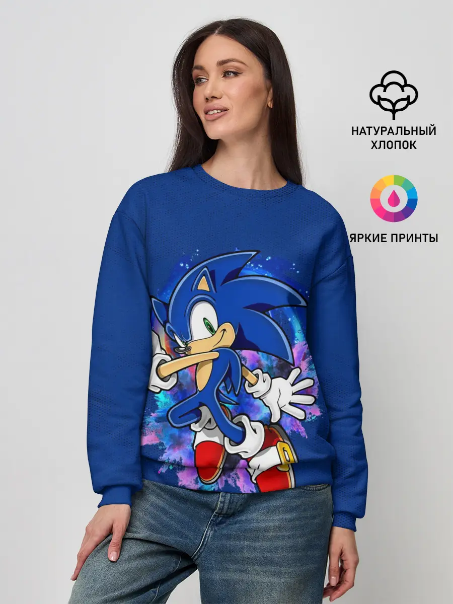 Женский свитшот / Sonic