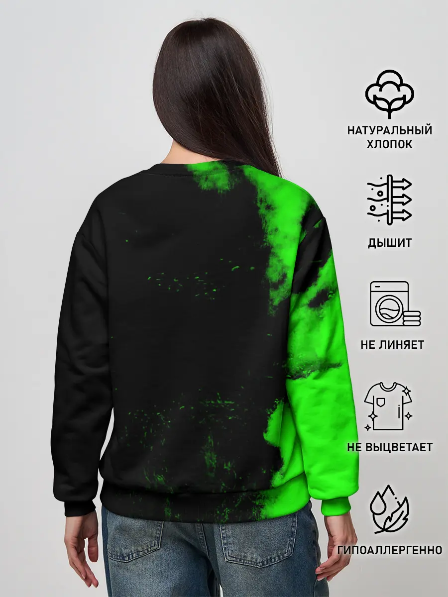 Женский свитшот / Im on the highway to hell AC/DC