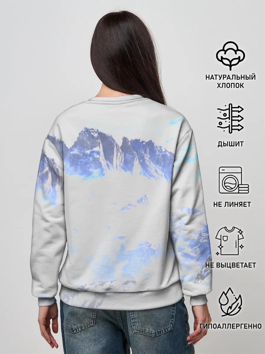 Женский свитшот / Горы
