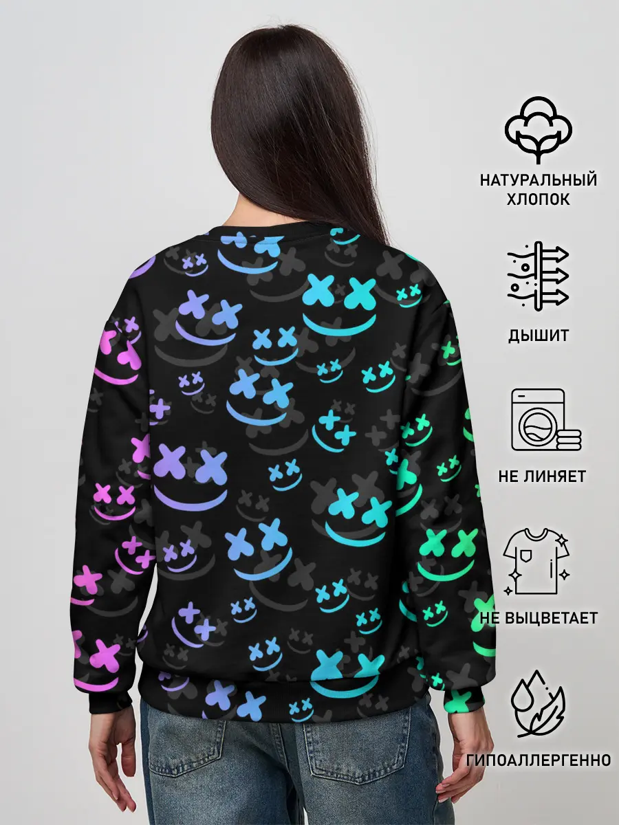 Женский свитшот / Fortnite & Marshmello