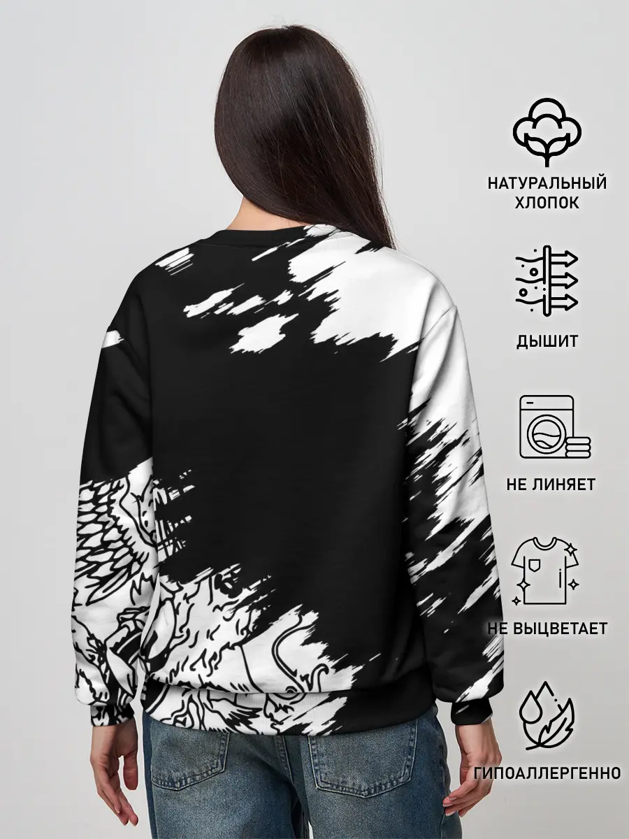 Женский свитшот / Автограф Фредди Меркьюри