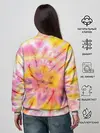 Женский свитшот / Rolling Stones tie-dye